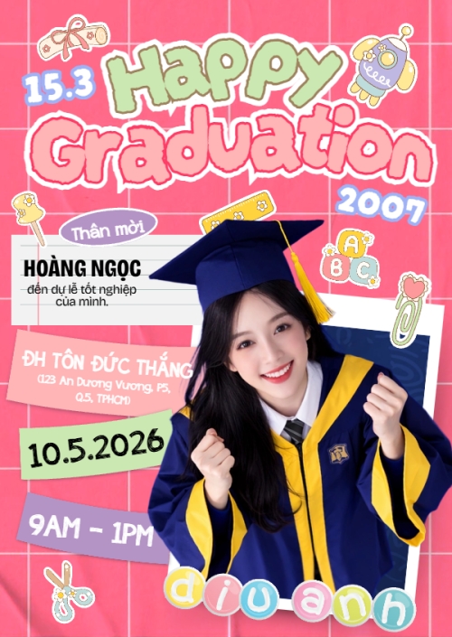Thư mời tốt nghiệp