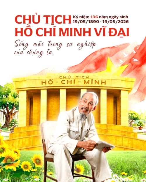 Kỷ niệm 136 năm ngày sinh Chủ tịch Hồ Chí Minh