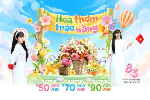 Hoa thơm trao nàng