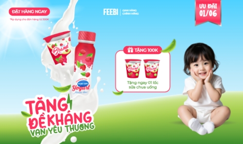 Quốc tế thiếu nhi, 1/6, trẻ em, quảng cáo, giảm giá, ưu đãi, sale, ẩm thực, nước uống