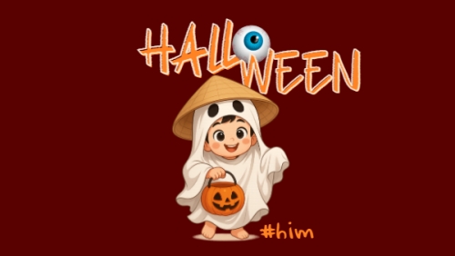 Halloween, lễ hội ma quái, sự kiện, event, dễ thương, cute, chibi, hoạt hình, cartoon
