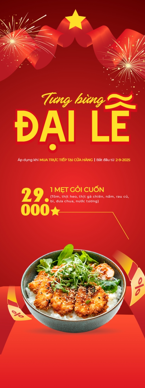 2/9, Quốc Khánh, lễ hội, Việt Nam, đồ ăn, food, thực phẩm, ẩm thực, món ăn, F&B, thức ăn, hiện đại, modern