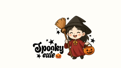 Halloween, lễ hội ma quái, sự kiện, event, dễ thương, cute, chibi, hoạt hình, cartoon