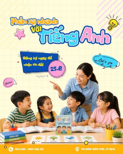 Phản xạ nhanh với Tiếng Anh