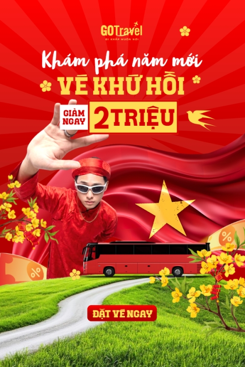 Khám phá năm mới vé khứ hồi giảm 2 triệu