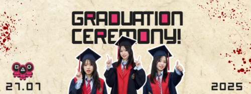 Tốt nghiệp, kỉ yếu, Graduation, yearbook, giáo dục, education, squid game, hoạt hình, cartoon