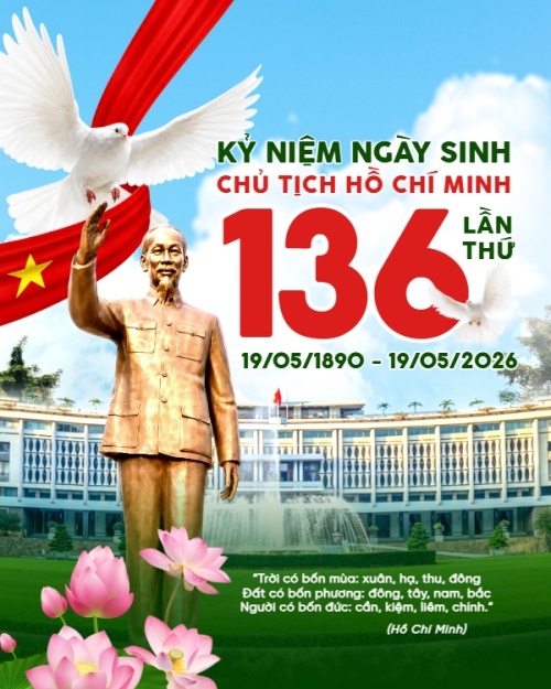 Kỷ niệm 136 năm ngày sinh Chủ tịch Hồ Chí Minh