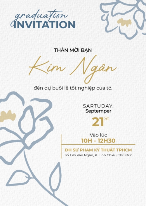 Tốt nghiệp, kỉ yếu, Graduation, yearbook, hoa lá, thiên nhiên, floral, đơn giản