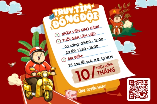 Tuyển dụng giao hàng