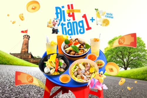 Đi tháng 4 tặng 1 phần nước