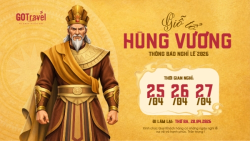 Thông báo nghỉ lễ Giỗ tổ Hùng Vương 2026