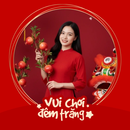 Trung thu, Tết Đoàn Viên, mid-autumn festival, sự kiện, event, dễ thương, cute, chibi, hoạt hình, cartoon