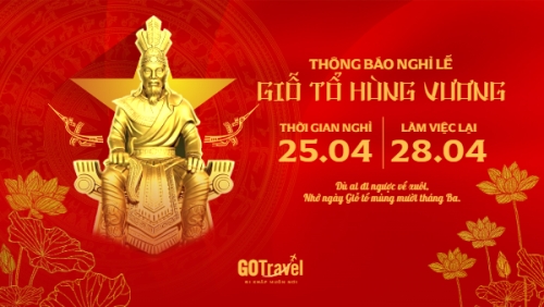 Thông báo nghỉ lễ Giỗ tổ Hùng Vương 2026