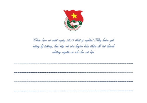 Kỷ niệm ngày thành lập Đoàn TNCS Hồ Chí Minh 26/3 — 2