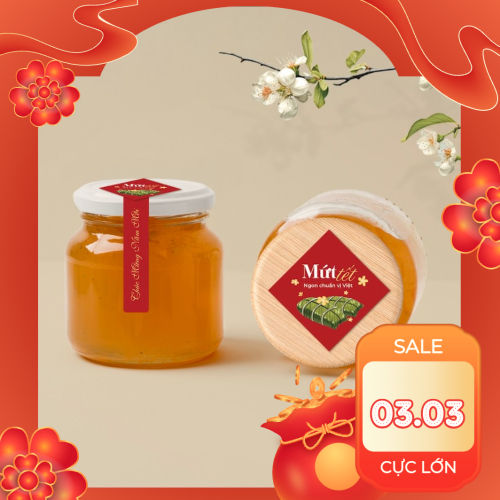 Giảm giá, sale, tết, Tet holiday, nhãn dán, mứt tết, ẩm thực