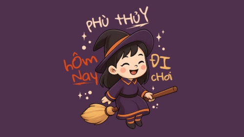 Halloween, lễ hội ma quái, sự kiện, event, dễ thương, cute, chibi, hoạt hình, cartoon
