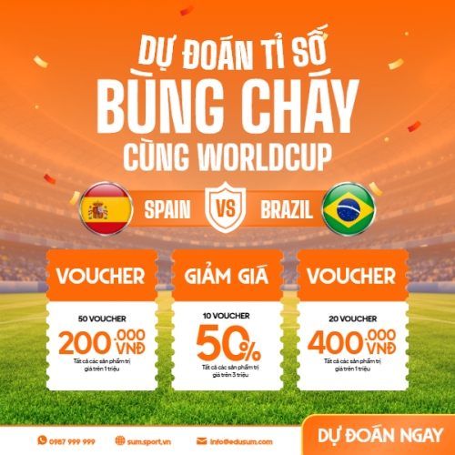 Ưu đãi kép bùng cháy cùng Worldcup