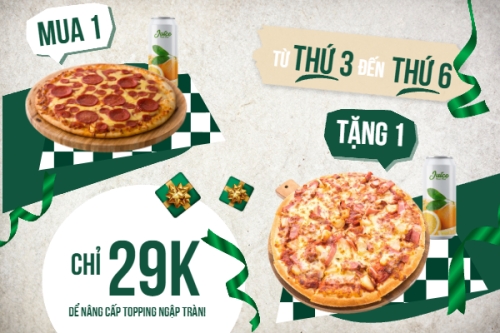 Pizza, gà rán, fried chicken, đồ ăn, food, thực phẩm, ẩm thực, món ăn, F&B, nhà hàng, thức ăn, y2k, cổ điển, vintage, retro, classic