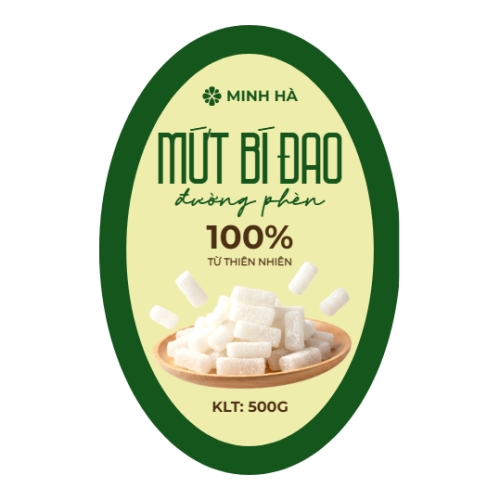 Mứt bí đao đường phèn