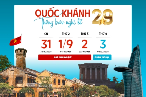 2/9, Quốc Khánh, lễ hội, thông báo, lịch nghỉ, Việt Nam, sự kiện, event, hiện đại, modern