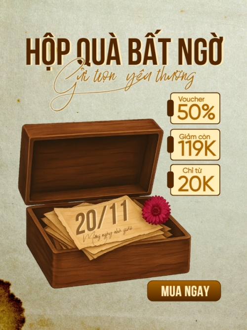 Hộp quà bất ngờ gửi trọn yêu thương