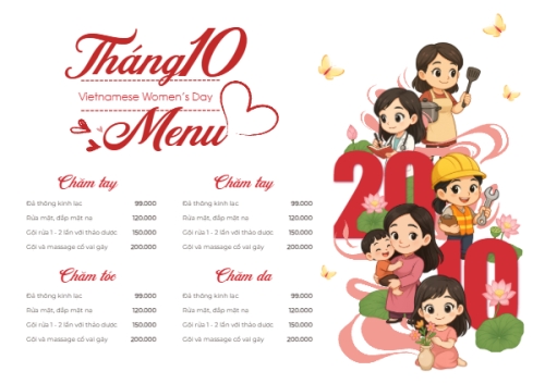 20/10, Ngày phụ nữ Việt Nam, Vietnamese Women's Day, phụ nữ, sự kiện, event, dễ thương, cute, chibi, hoạt hình, cartoon