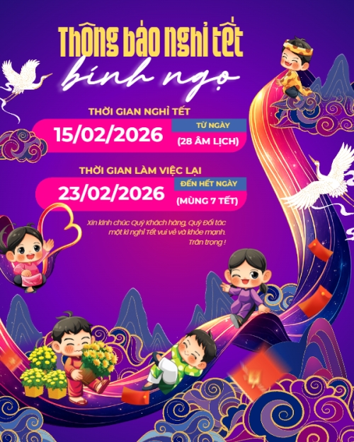 Thông báo nghỉ tết Nguyên Đán