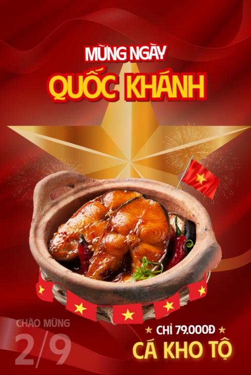 2/9, Quốc Khánh, lễ hội, Việt Nam, đồ ăn, food, thực phẩm, ẩm thực, món ăn, F&B, thức ăn, hiện đại, modern