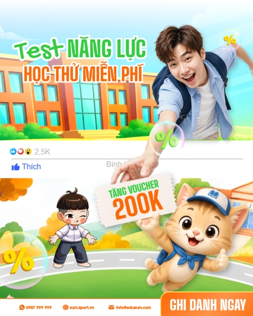 Test năng lực học thử miễn phí