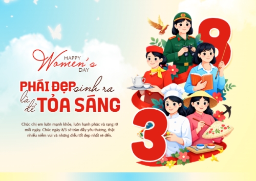 Phái đẹp sinh ra là để tỏa sáng 8/3