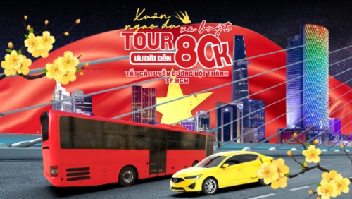 Xuân ngao du tour xe buýt ưu đãi 80K