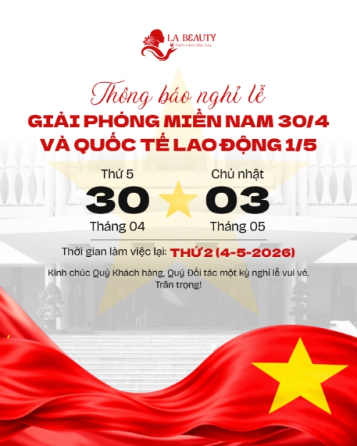 Thông báo nghỉ lễ Giải phóng miền Nam 30/4 và Quốc tế Lao động 1/5