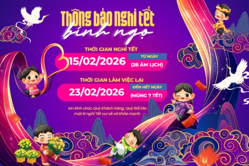 Thông báo nghỉ tết Nguyên Đán
