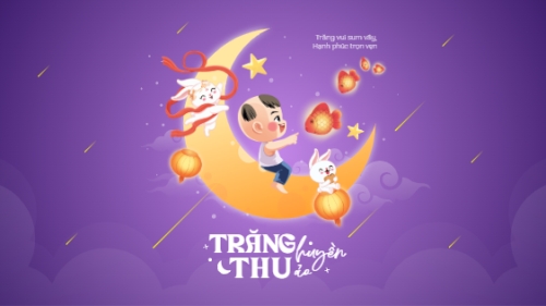 Trung thu, Tết Đoàn Viên, mid-autumn festival, lễ hội, sự kiện, event, âm nhạc, giải trí, dễ thương, cute, chibi, hoạt hình, cartoon