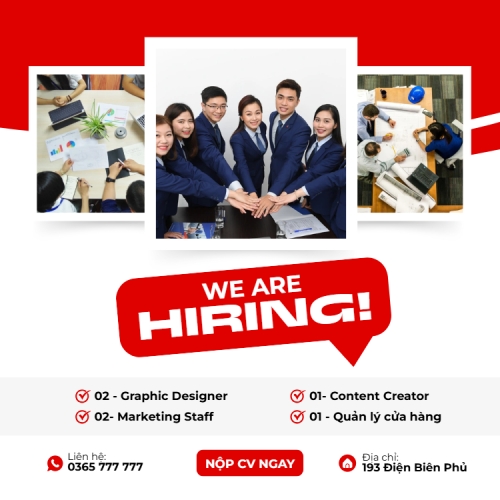 We are hiring