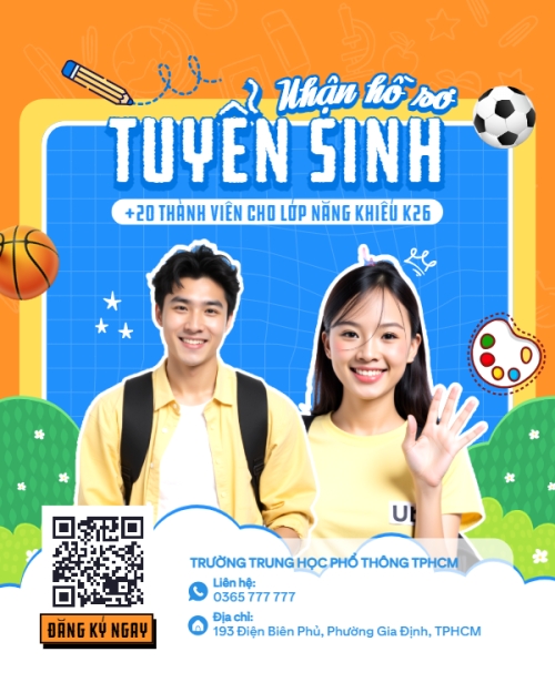 Nhận hồ sơ tuyển sinh