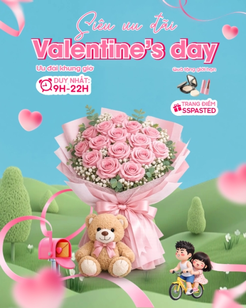 Siêu ưu đãi valentine's day
