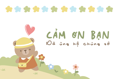 Dễ thương, cute, chibi, hoạt hình, cartoon, bear, gấu