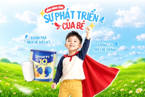 Đồng hành cùng sự phát triển của bé