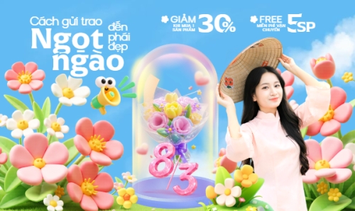 Cách gửi trao ngọt ngào đến phái đẹp
