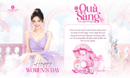 Quà sang thay ngàn lời chúc 8/3