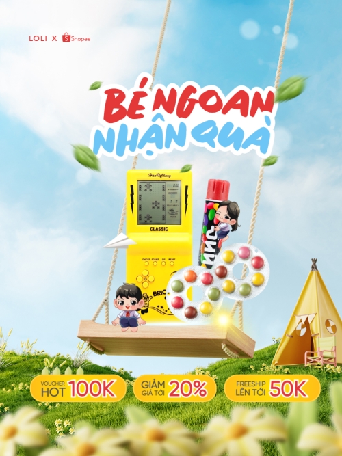 Bé ngoan nhận quà