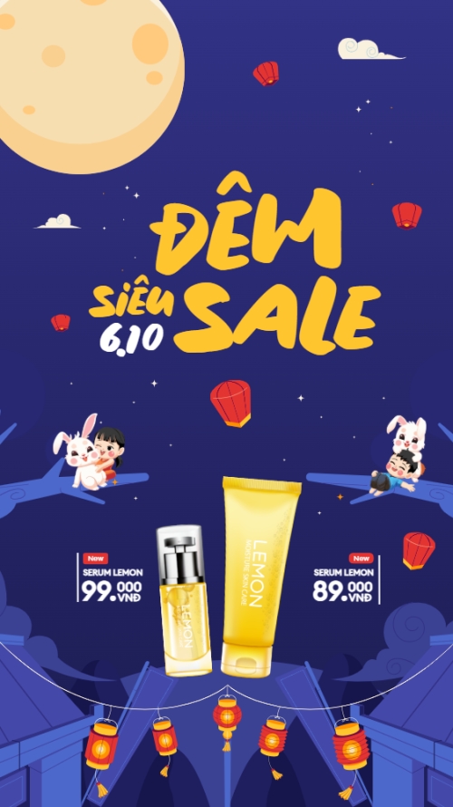 Trung thu, Tết Đoàn Viên, mid-autumn festival, sự kiện, event, lễ hội, festival, mỹ phẩm, beauty, làm đẹp, sale, giảm giá, dễ thương, cute