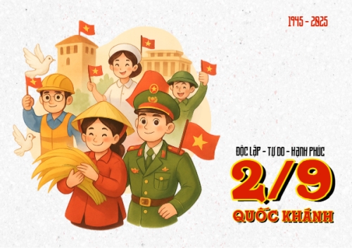Việt Nam, lễ hội, 2/9, Quốc Khánh, dễ thương, cute, chibi, hoạt hình, cartoon