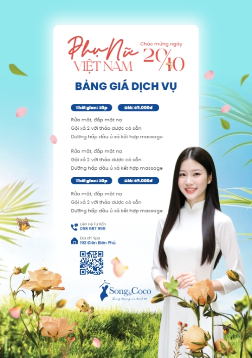 20/10, Ngày phụ nữ Việt Nam, Vietnamese Women's Day, phụ nữ, sự kiện, event, mỹ phẩm, làm đẹp, beauty, hiện đại, modern