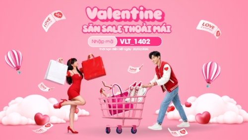 Valentine săn sale thoải mái