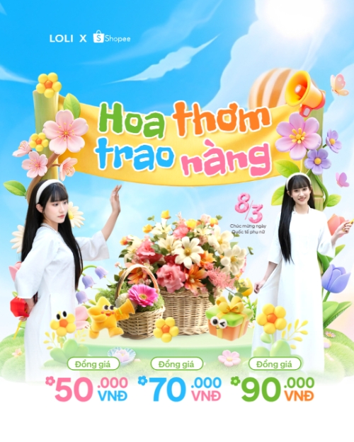 Hoa thơm trao nàng