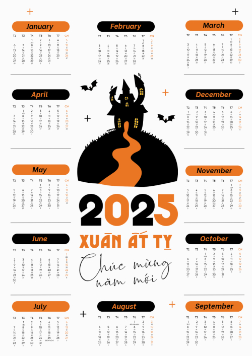Halloween, năm 2025, 2025, đơn giản, simple, minimalist, tối giản