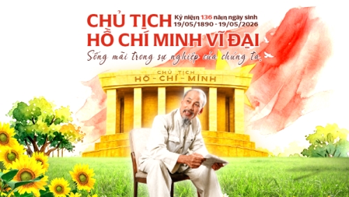 Kỷ niệm 136 năm ngày sinh Chủ tịch Hồ Chí Minh