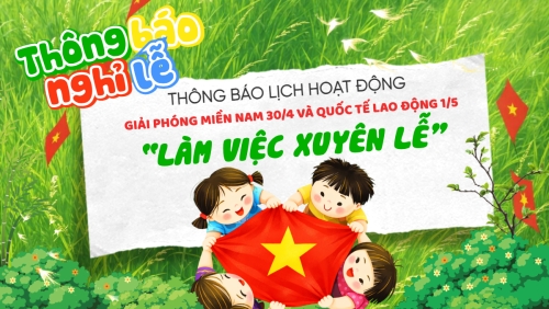 Lịch nghỉ lễ 30/4-1/5